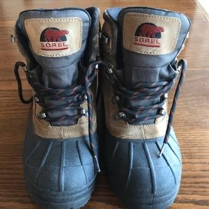 COPY - Sorel Cold Mountain tan suede padded winter boots